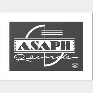 Asaph Records Front logo Posters and Art